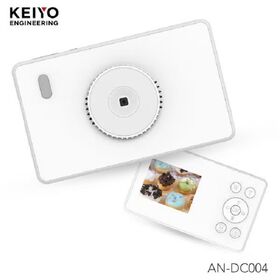 KEIYO デジタルカメラ 超スリム！ポケットサイズデジタルカメラ AN-DC004WH ホワイト