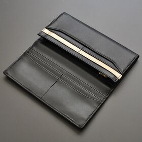 BEAMZSQUARE シープスキン 紳士 長財布 羊革 長札入れ グリーン BZSQ-252GR