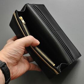 BEAMZSQUARE シープスキン 紳士 長財布 羊革 長札入れ グリーン BZSQ-252GR