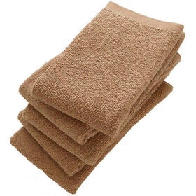 フェイスタオル【モカ  5枚セット】