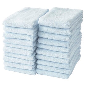 フェイスタオル【ライトブルー 20枚セット】