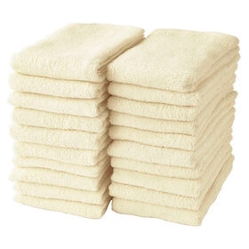 フェイスタオル【パールイエロー 20枚セット】