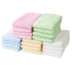 フェイスタオル【パステル  20枚セット】