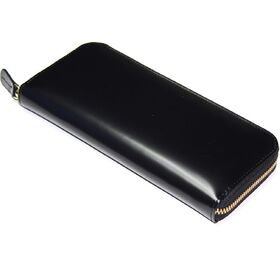 BEAMZSQUARE 馬革 コードバン ラウンドファスナー...