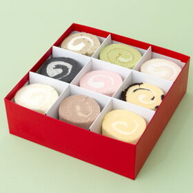 【18個】＜新杵堂＞ ロールケーキタワー