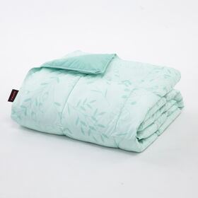 【シングル／グリーン】TEIJIN 帝人 マイクロフラッフィー 肌掛けふとん