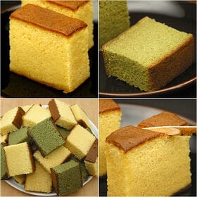 【計900g】3種・3本！長崎産カステラ（プレーン・レモン・抹茶　各1本）ご自宅用