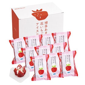 【10個】博多あまおう　花いちごのアイス