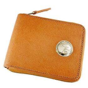 SPM バッファローレザー ラウンドファスナーショートウォレ...