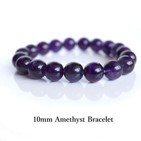 【レディース/アメジスト 10mm】パワーストーンブレスレッ...