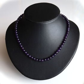 【レディース 45cm/アメジスト 8mm】パワーストーンネックレス
