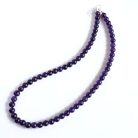 【レディース 50cm/アメジスト 8mm】パワーストーンネックレス