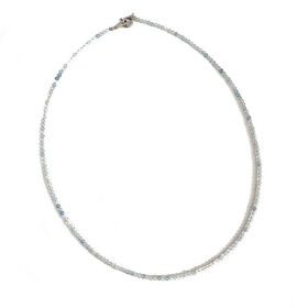 【40cm/アクアマリン 2mm】パワーストーン ネックレス