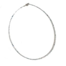 【45cm/アクアマリン 2mm】パワーストーン ネックレス