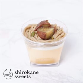 【115g×6個】shirokane sweets TOKYO 白金モンブランプリン（献上栗山江栗）