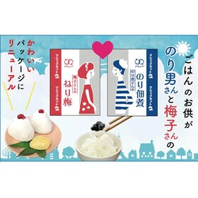 【2種/10食】のり佃煮 ねり梅 アソートセット