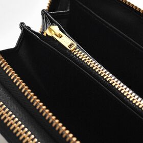 【ブラック】パイソン革 ダブルラウンドファスナー 長財布 3226BK