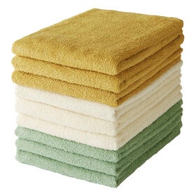 バスタオル《 ナチュラル 9枚セット 》