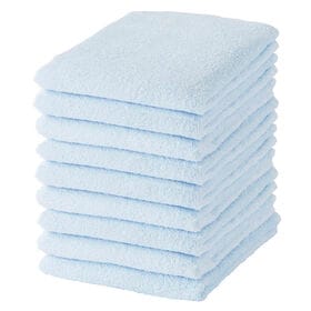 バスタオル《 ライトブルー 9枚セット 》