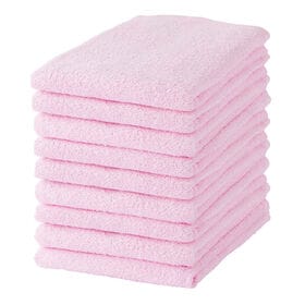 バスタオル《 ベビーピンク 9枚セット 》