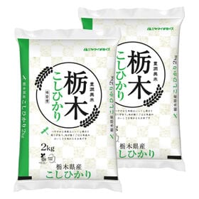 【計4kg/2kg×2袋】新米 [精米]令和7年産 栃木県産コシヒカリ 白米