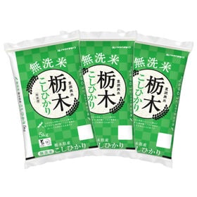 【計15kg(5kg×3袋)】新米 [精米]令和7年産 栃木...