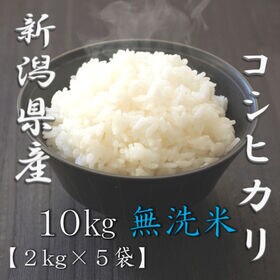 【計10kg(2kg×5袋)】[精米] 令和7年産 新潟県産コシヒカリ 無洗米