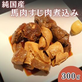 【計300g/150g×2パック】《純国産》馬肉 煮込み 無...