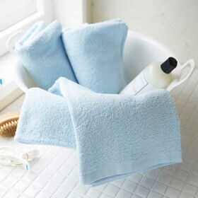 バスタオル《ライトブルー 6枚セット》