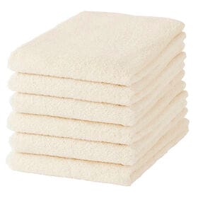 バスタオル《アイボリー 6枚セット》