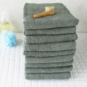 バスタオル《グレー 6枚セット》