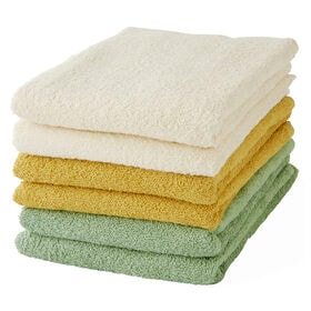 バスタオル《ナチュラル 6枚セット》