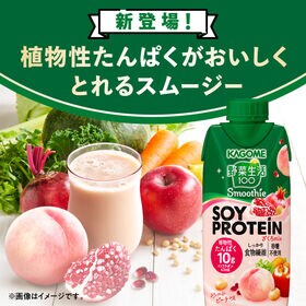 カゴメ 野菜生活100 Smoothie SOY PROTEIN ざくろMix 330ml×24本