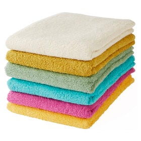 バスタオル《ナチュラル＋POP 6枚セット》