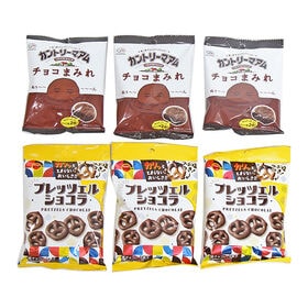 【6コ】不二家 カントリーマアムチョコまみれとブルボンプレッ...