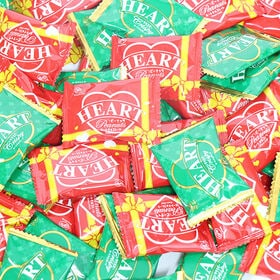 【60個】不二家 ハートチョコレート（ピーナッツ・クリスピー...