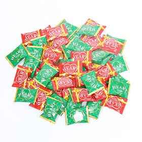 【60個】不二家 ハートチョコレート（ピーナッツ・クリスピー）
