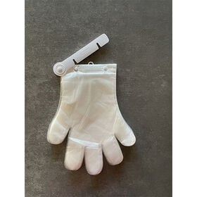 【100枚】ワンタッチポリエチ手袋（ホワイト）