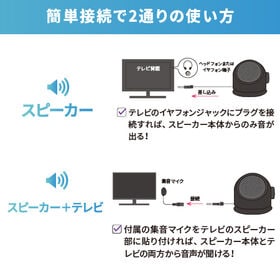 【ブラック】ACTIVE SPEAKER テレビ用アクティブスピーカー