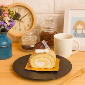 【1本】献上栗山江栗の白金プレミアムジャージーロール(ハーフ...