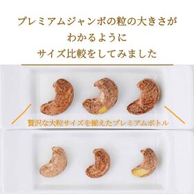 【350g×12本】皮付きカシューナッツ プレミアムジャンボ 塩味 ボトル入り