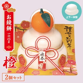 【160g×2個】たいまつ食品 お鏡餅 橙