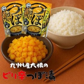 【計360g(180g×2袋)】九州産 旨だし ピリ辛つぼ漬け 漬け物 パリパリ食感 漬物　おかず