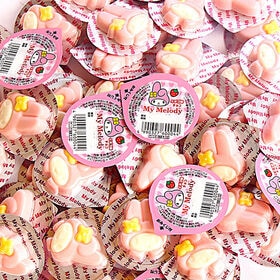 【50コ】丹生堂 見た目もかわいい！ちっちゃなマイメロディ レリーフチョコ(いちご味)