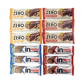 【4種・計12個】ゼロ プロテインチョコバー・グラノーラチョ...