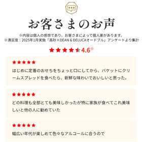 【12/30午前着】【3-4人前】高砂×DEAN & DELUCAオードブル(おせち)