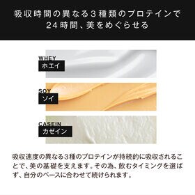 【450g】BIYOUDO トリプルプロテイン 美容プロテイン カフェラテ風味