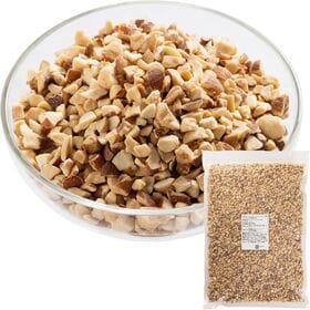 【1kg】皮付ローストクラッシュアーモンド 8割 | トッピングに使いやすいクラッシュタイプ 。粗すぎない8割サイズ(5-11mm)。