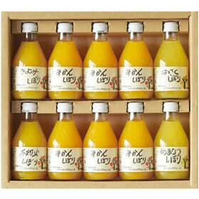 【計10本セット】「伊藤農園」5種の柑橘ジュース（みかん、きよみ、はっさく、不知火、あまなつ）