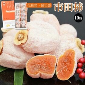【予約受付】12/1~順次出荷【10粒】市田柿  化粧箱入り